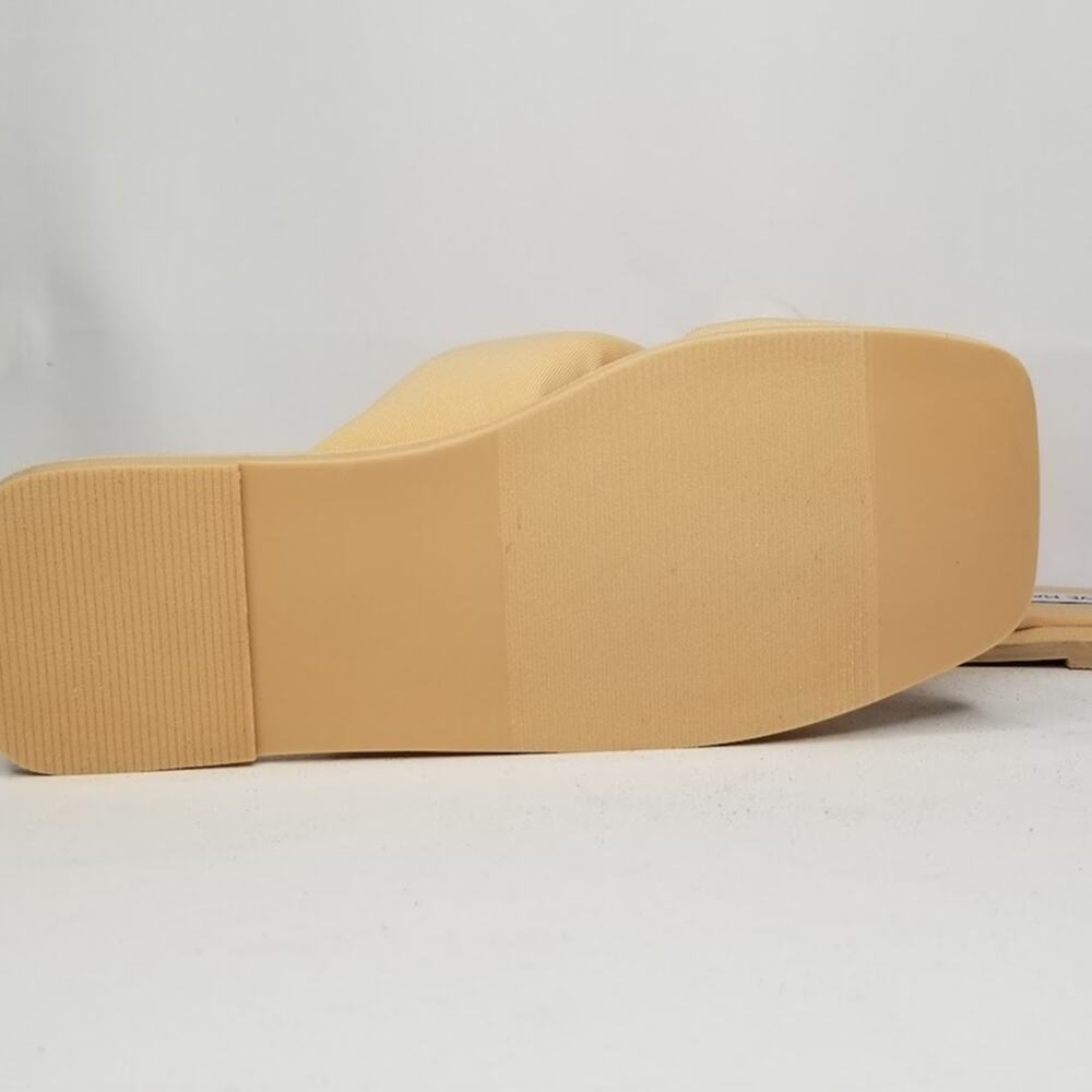 Steve Madden Women's Dixie Comfort Slip On Slide Sandals Size 8 Natural NWT - Picture 6 of 7